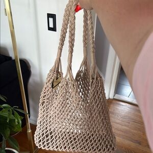 Braided tote bag